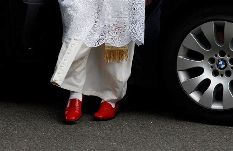 pope francis red shoes prada|red shoes meaning.